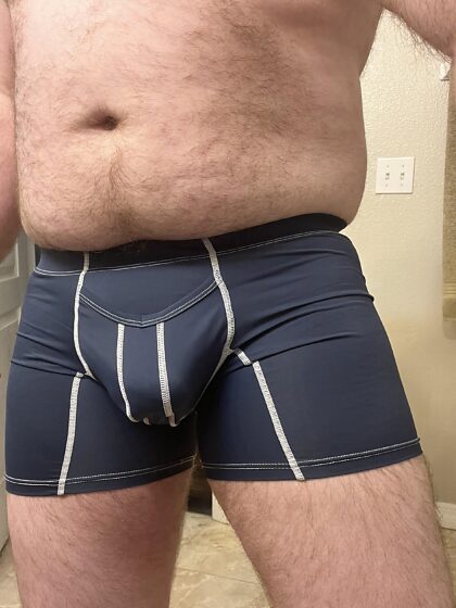 New underwear to show off to you guys, has a nice dick slip option ;)