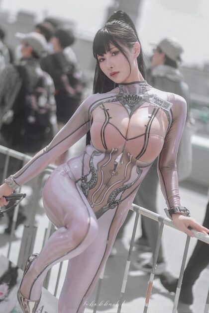 No filter No PS! Stellar Blade Eve cosplay by HaneAme Comiket104 Japan!