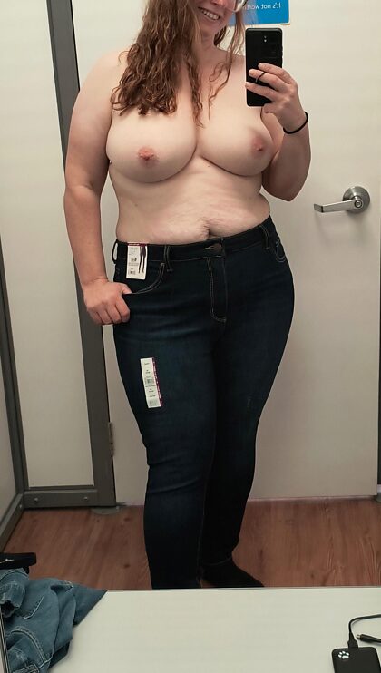 Trying on jeans, what do you think ?