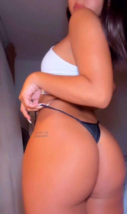 I need a dick to back this ass up on