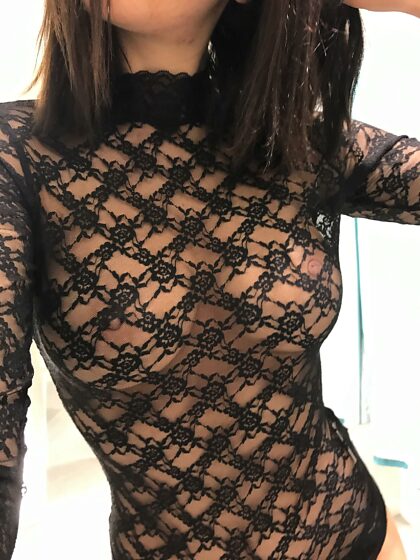Should I wear a bra with this see through Top?