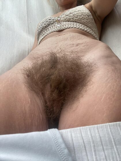 Is it silly to think you’d eat a pussy this hairy?