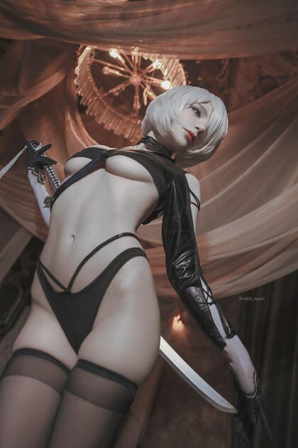 2b from Nier Automata by michi_kyunn