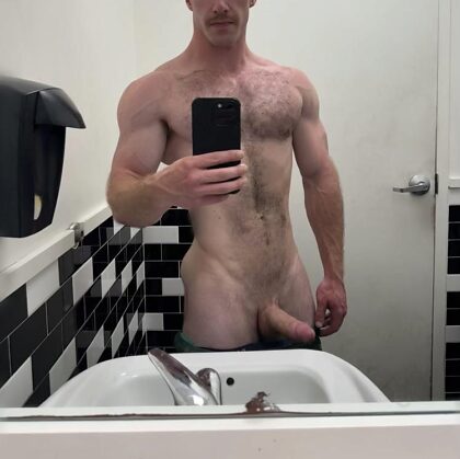 Let’s sneak off in the gym bathroom 