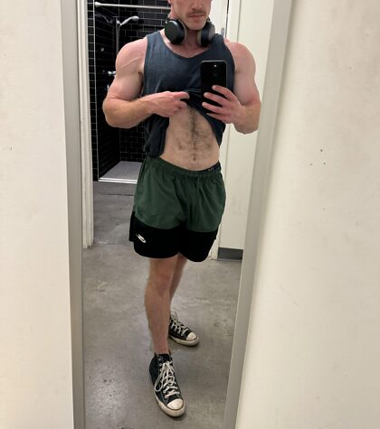 Let’s sneak off in the gym bathroom 