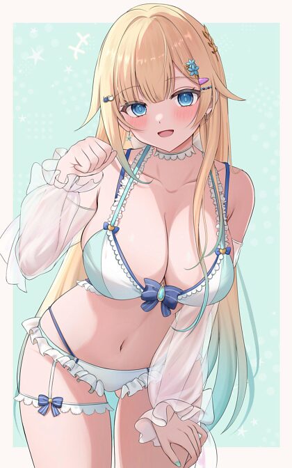 Frills and ribbons swimsuit