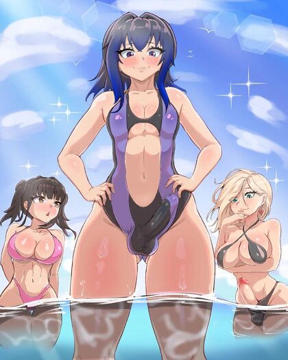 Futa divertida en la playa