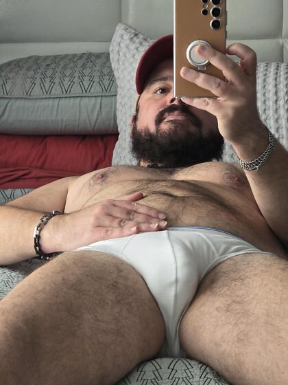 Trucker dad needs a cuddle bud, wanna join me?