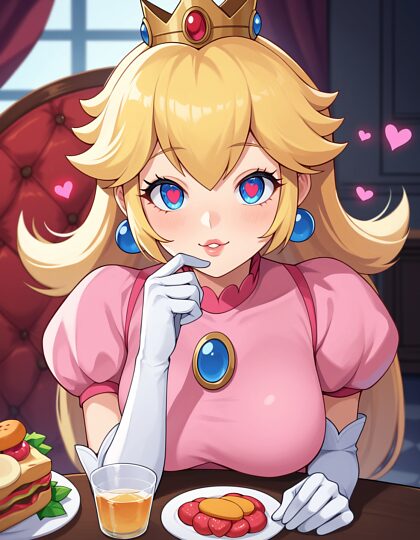 Princess Peach has been corrupted