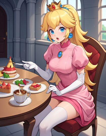 Princess Peach has been corrupted