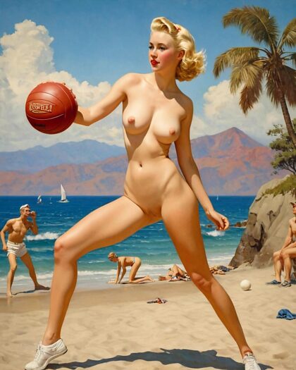 Pinup girls having a beach day! Which is your fav?