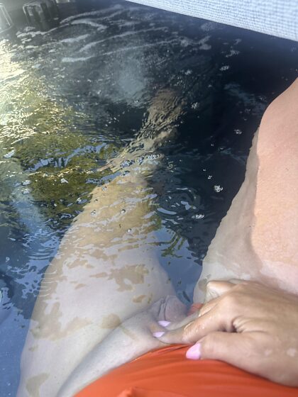 Who wants to join me in the hot tub.