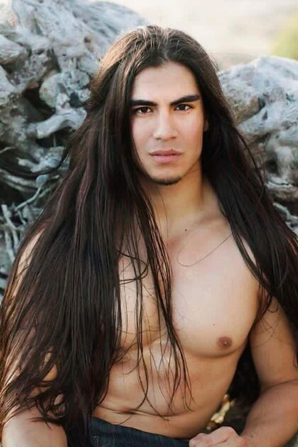 Leon Garcia – Acoma- und Navajo-Indianermodel.