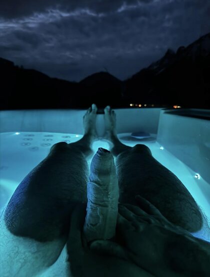 Join me in the hot tub?