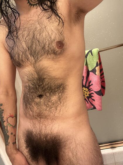 Fresh out of the shower