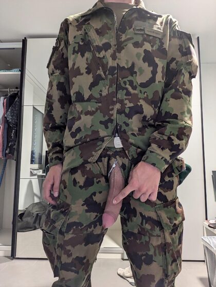 Rate my army cock