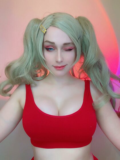 Wanna help Ann with her workout? Ann Takamaki cosplay by Shadory