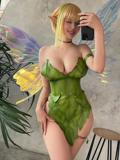 Tinkerbell-Cosplay von Alina Becker