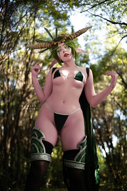 Cosplay de Ysera de World of Warcraft por Sawaka