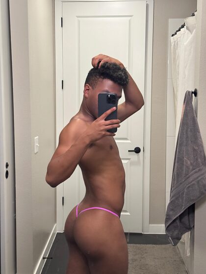 this thong is definitely too small