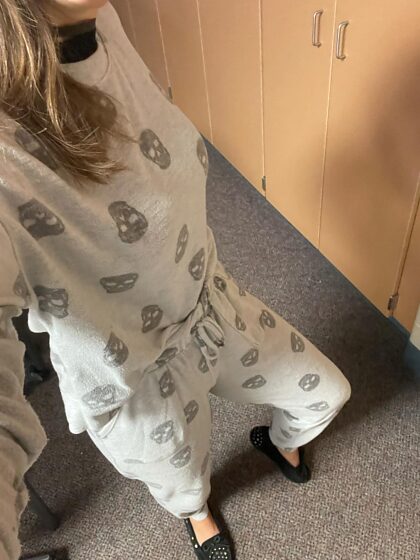 Spirit week pajama day. 