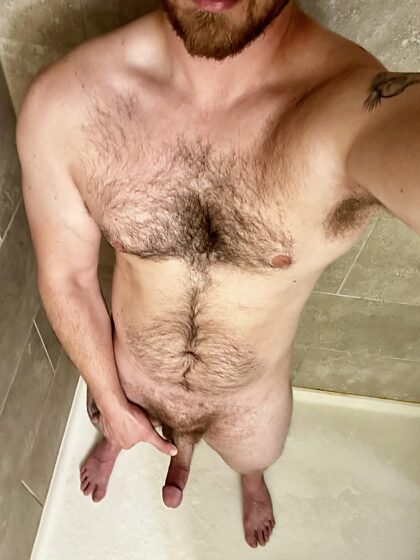 Would you hit the showers with me after our workout?