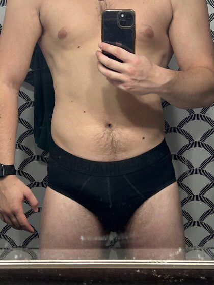 First time in briefs