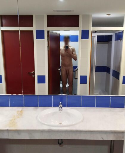 Naked at work again