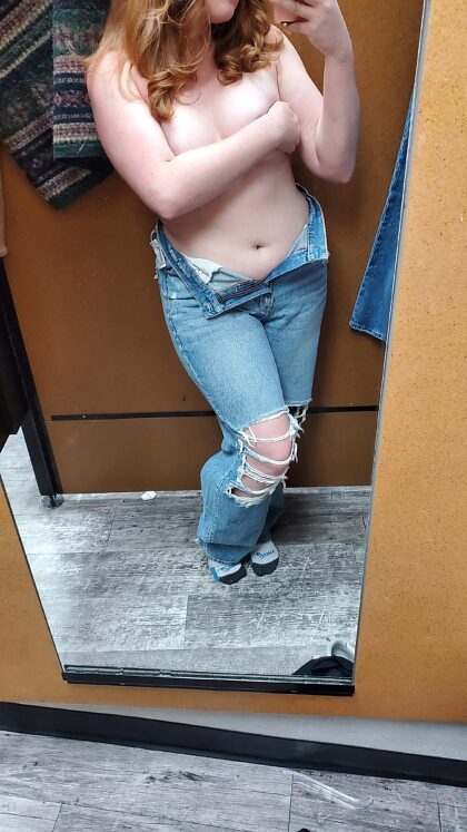 Felt frisky in the fitting room today