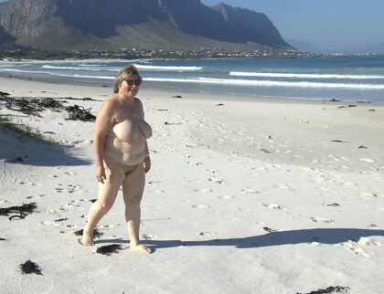 Two hours from Cape Town, are beautifull beaches, just waiting for a confident naked BBW to fill the picture