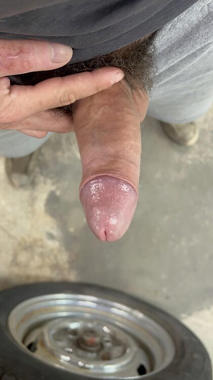 Thanks for all the love in my two previous posts. I love sharing my foreskin covered penis.