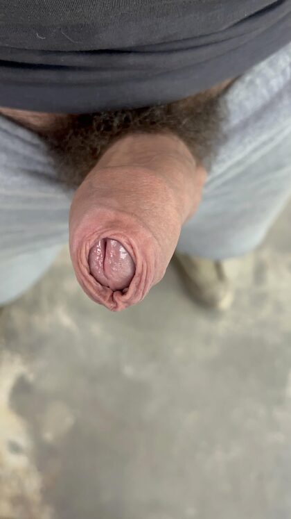 Thanks for all the love in my two previous posts. I love sharing my foreskin covered penis.