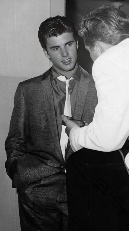 Ricky Nelson, Chris Evans, années 50