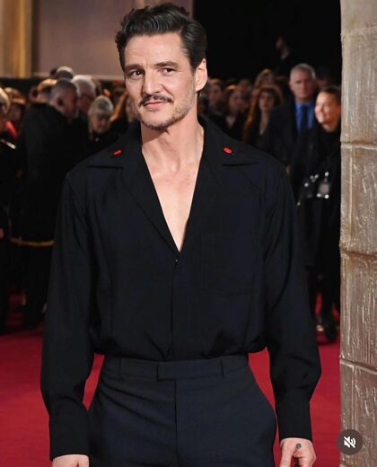 Pedro Pascal alla première a Londra del Gladiatore II