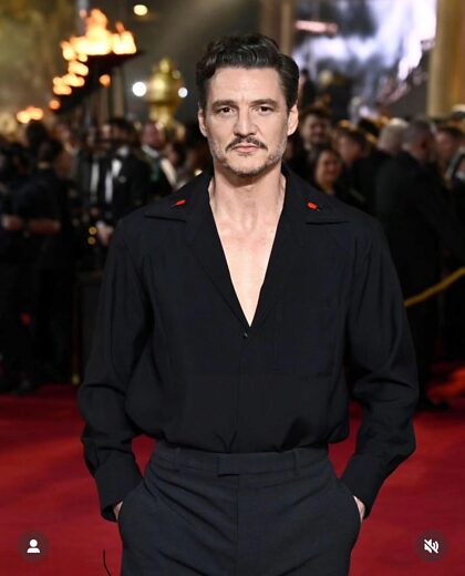 Pedro Pascal alla première a Londra del Gladiatore II