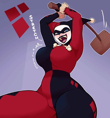 Harley Quin tiene tetas demasiado grandes para su disfraz