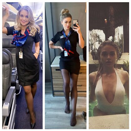 Is this flight attendant cum worthy?