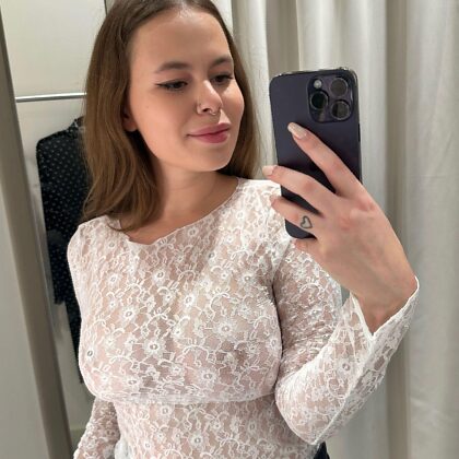 If I went on a date with you in this top, how do you think it would end? 