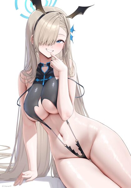 Hawt Asuna in a sling bikini