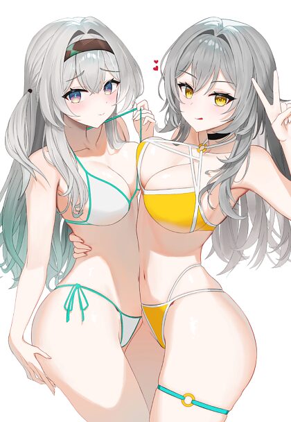 Swimsuit Firefly and Stelle