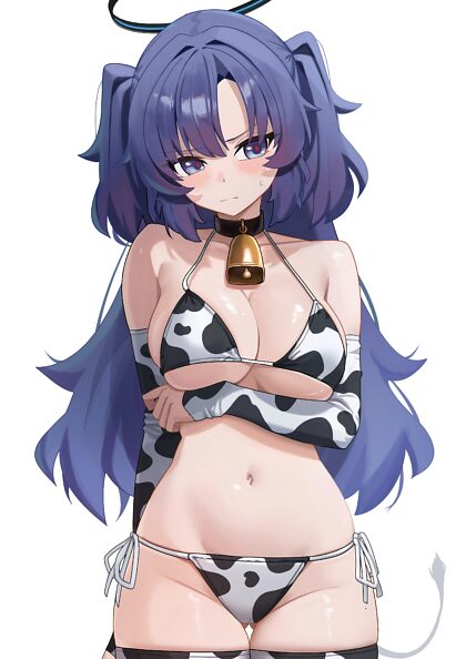 Cow print bikini Yuuka