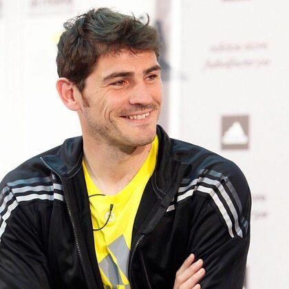 Iker Casillas (ex-goleiro espanhol).  Sempre tive uma queda por ele ❤️❤️