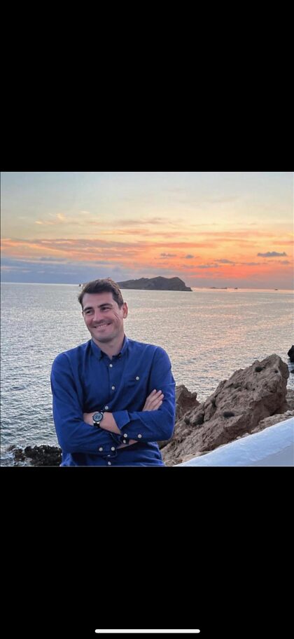 Iker Casillas (ex-goleiro espanhol).  Sempre tive uma queda por ele ❤️❤️