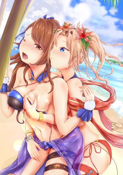 La sensation estivale de Beatrix et Zeta par Haru√[Granblue Fantasy]