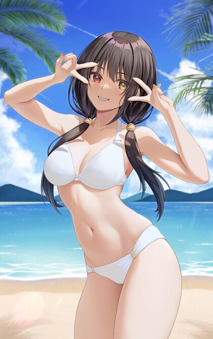 Kurumi à la plage