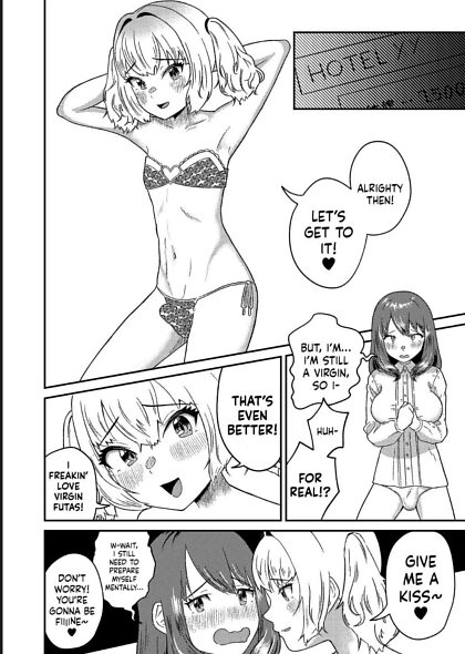 Mesu Gal Otokonoko ga Futanari Onee-san ni Wakarasarechau...!  / ¡Una malvada femboy Gyaru viene a 'comprender' a Futanari Onee-san!