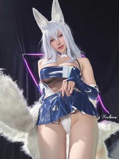 AzurLane Shinano Racing car cosplay ragazza di HaneAme