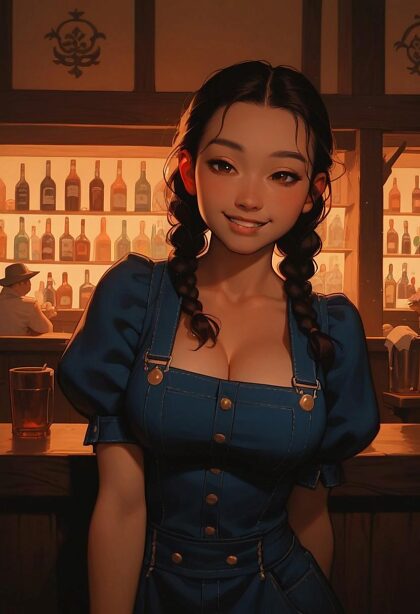 Mizuki, sgualdrina del bar per ragazze