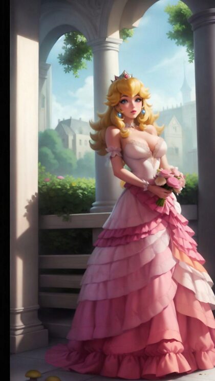 Peach intraprende un'avventura da sola...