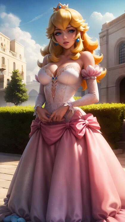 Peach intraprende un'avventura da sola...